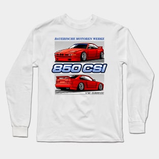 BMW 850 CSi Long Sleeve T-Shirt